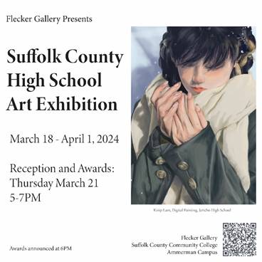 SCCC’s Flecker Gallery Hosts High School Art Exhibition on Ammerman Campus