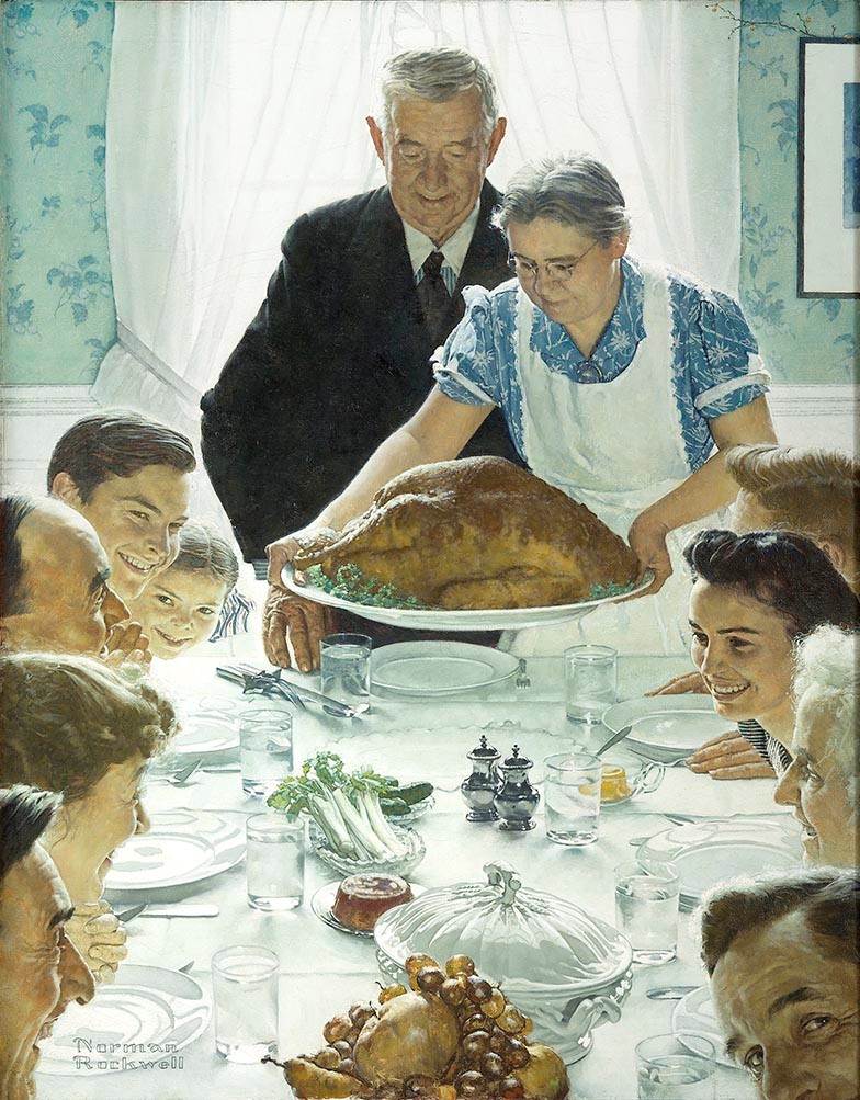 “Freedom from Want” by Norman Rockwell