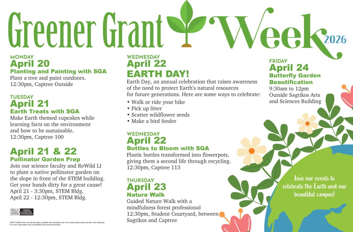 Greener Grant Week Brings Earth Day Events to Campus