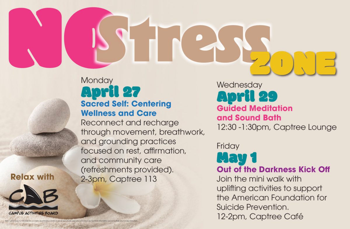 No Stress Zone Offers Students a Chance to Recharge